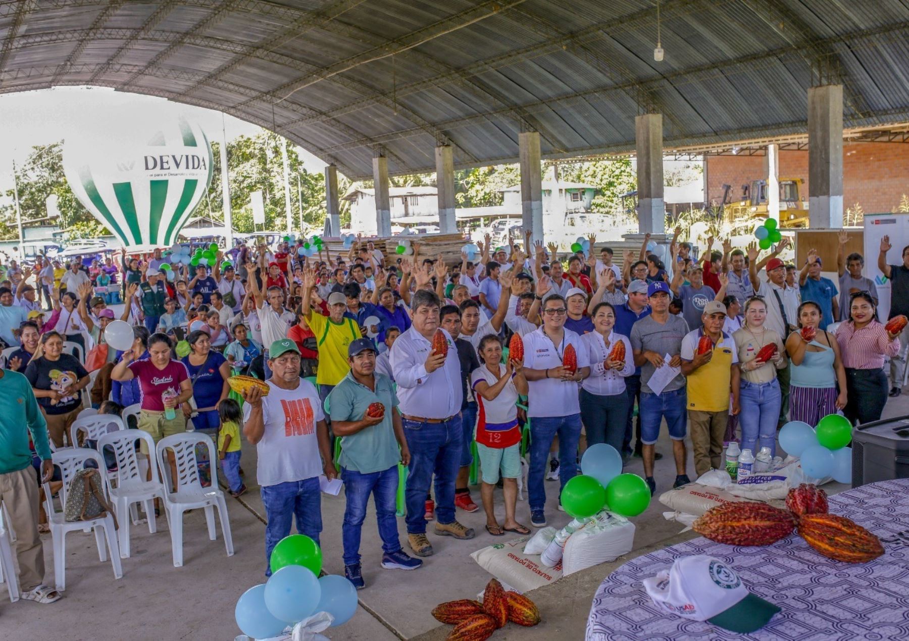 Más de 6,800 familias productoras de la región San Martín se beneficiarán con el desarrollo de proyectos de cultivos alternativos que impulsará este 2025 Devida. ANDINA/Difusión