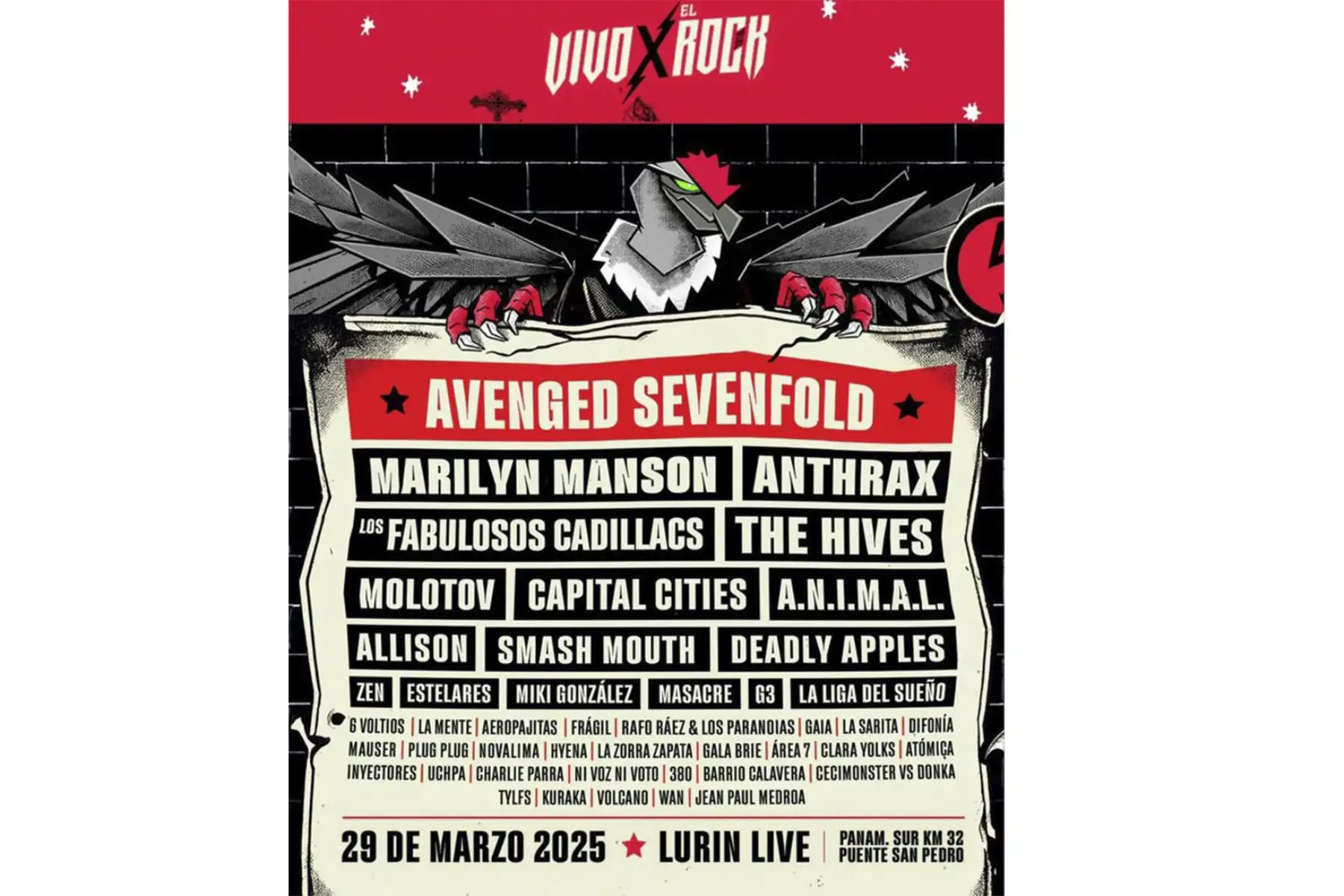 Vivo X el Rock 2025. Foto: ANDINA/Difusión