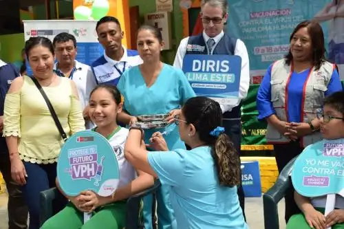 Diris Lima Este vacunará a más de 42,000 niñas, niños y adolescentes contra el VPH. Foto: ANDINA/Difusión.