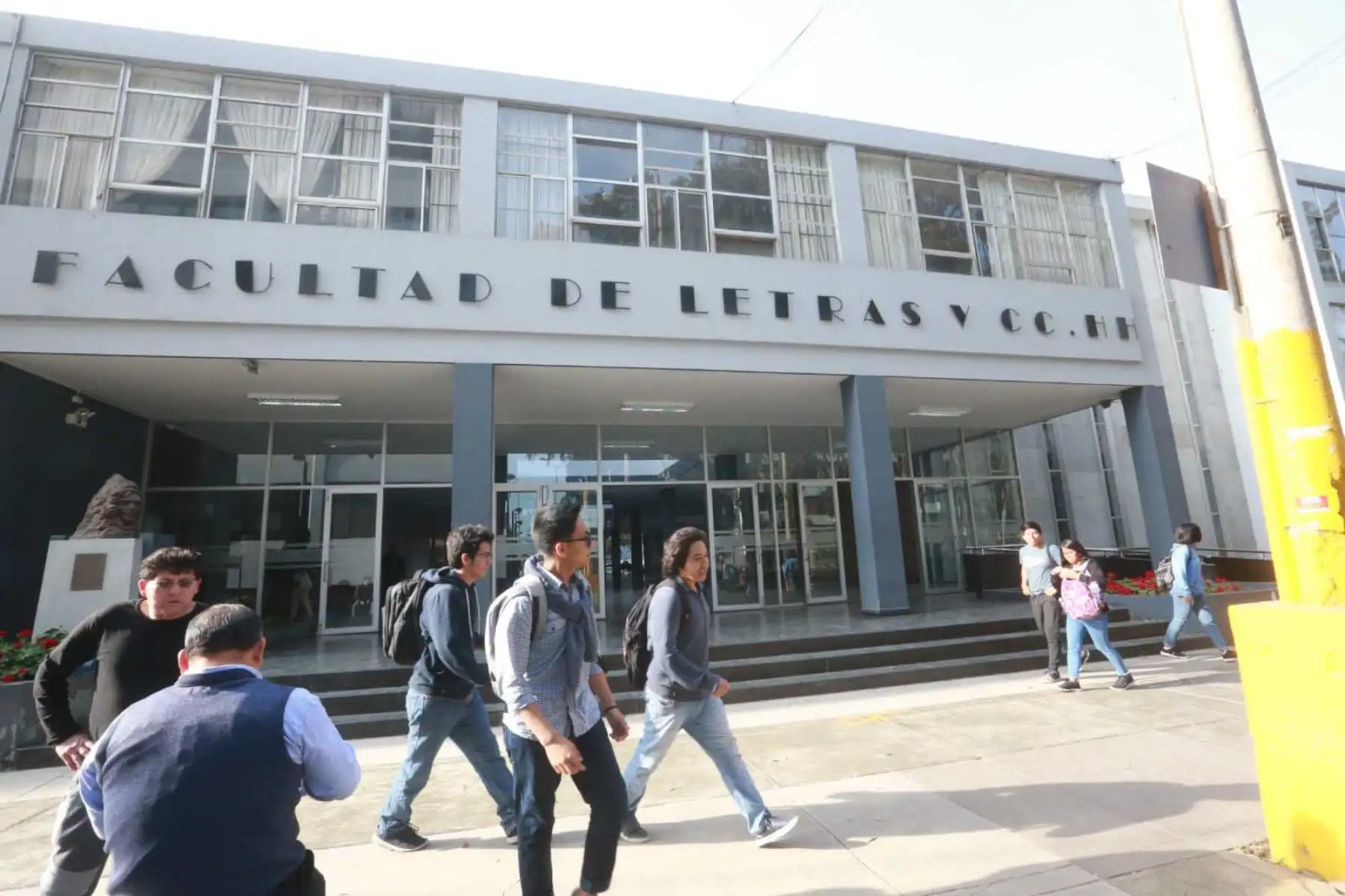 Facultad de Letras y Ciencias Humanas de la Universidad Nacional Mayor de San Marcos. Foto: ANDINA/Difusión