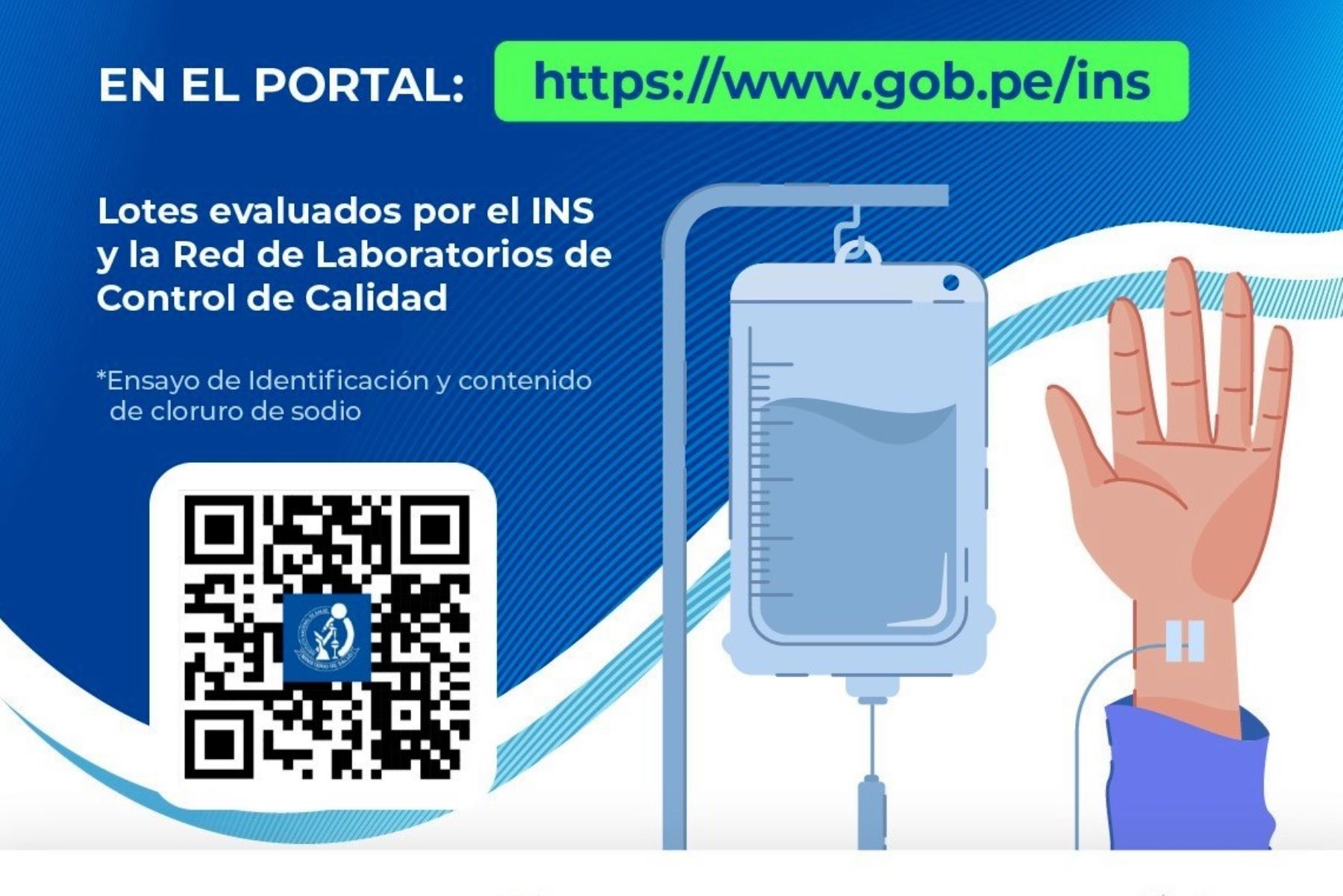 Minsa brinda web de consulta para verificar calidad de suero fisiológico de Medifarma. Foto: ANDINA/difusión.