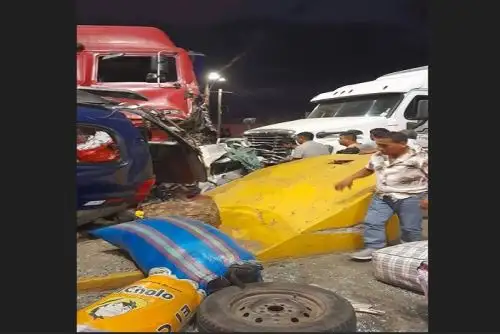 El conductor del pesado vehículo fue detenido, pero su identidad aún no ha sido revelada por las autoridades .