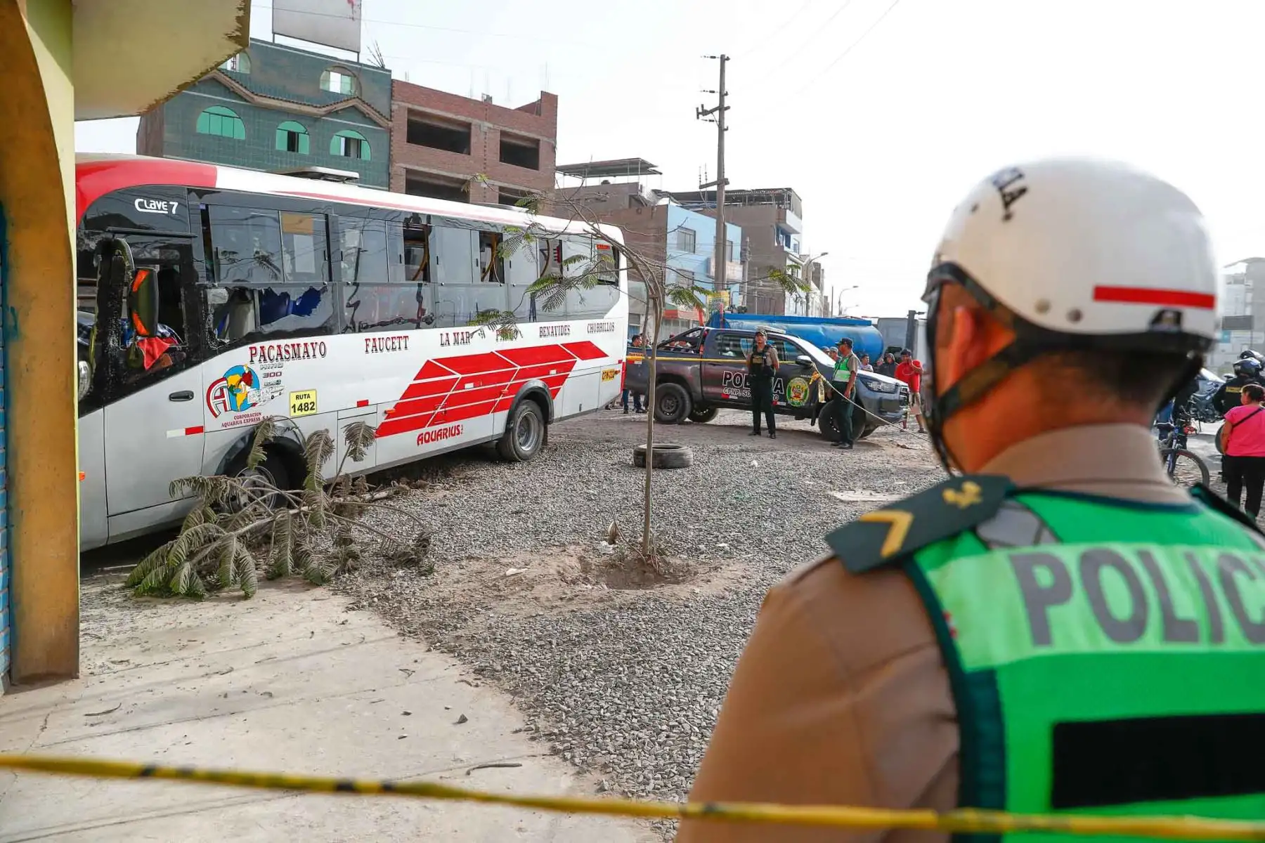 Colegas de conductor fallecido denuncian que son víctimas de extorsión. Foto: ANDINA/Daniel Bracamonte