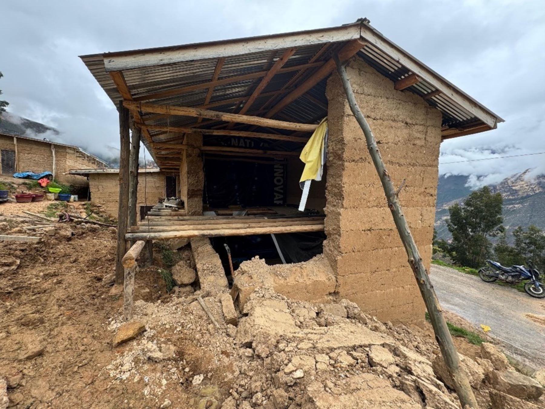 Áncash es una de las regiones más golpeadas en la actual temporada de lluvias. Las fuertes precipitaciones y eventos naturales asociados han causado cuantiosos daños materiales. ANDINA/Difusión