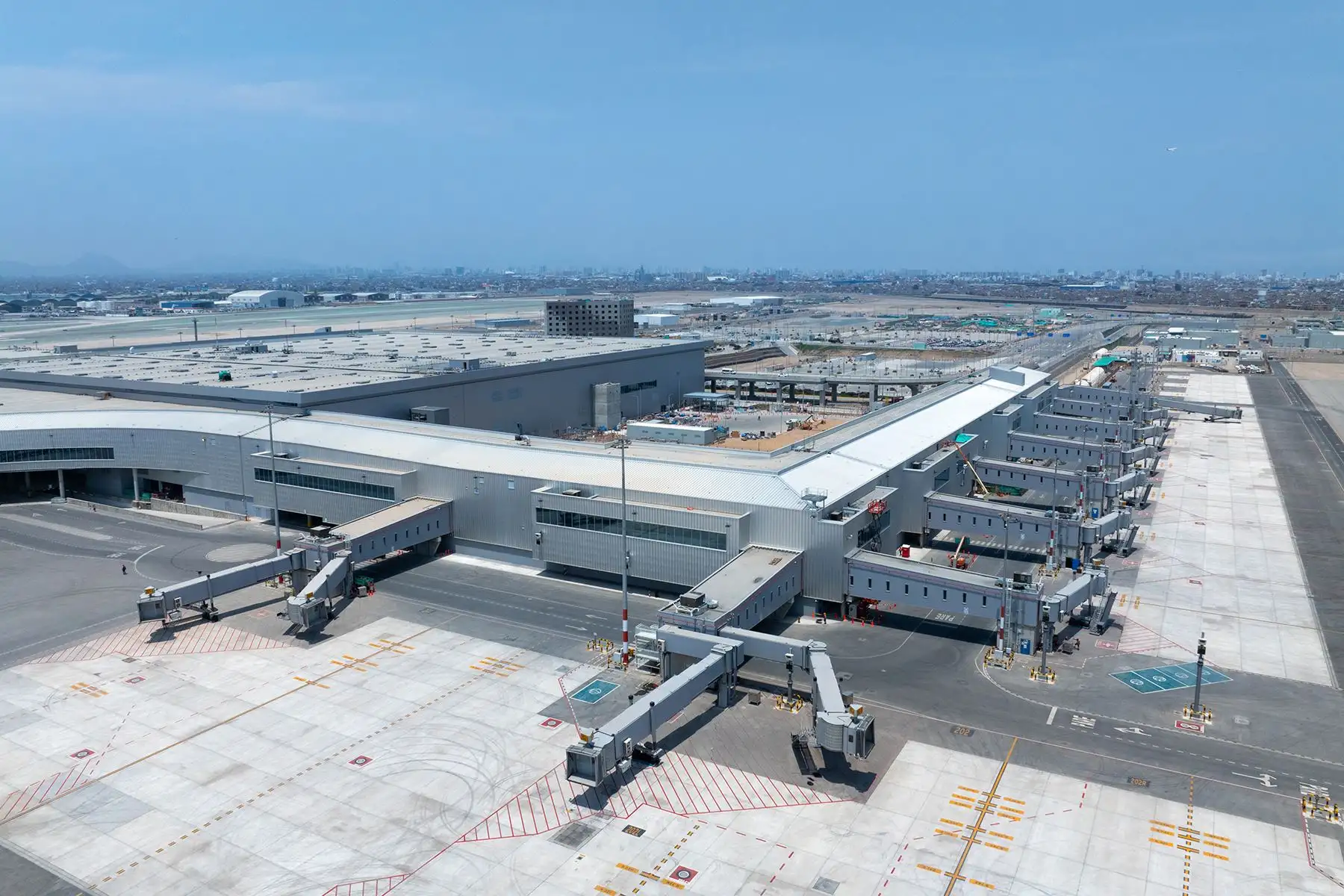 Vista del Nuevo Aeropuerto Internacional Jorge Chávez. ANDINA/archivo