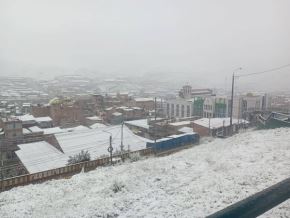 Senamhi pronostica la caída de nieve de moderada a fuerte intensidad en zonas de más de 3,800 metros de altura. ANDINA/Difusión