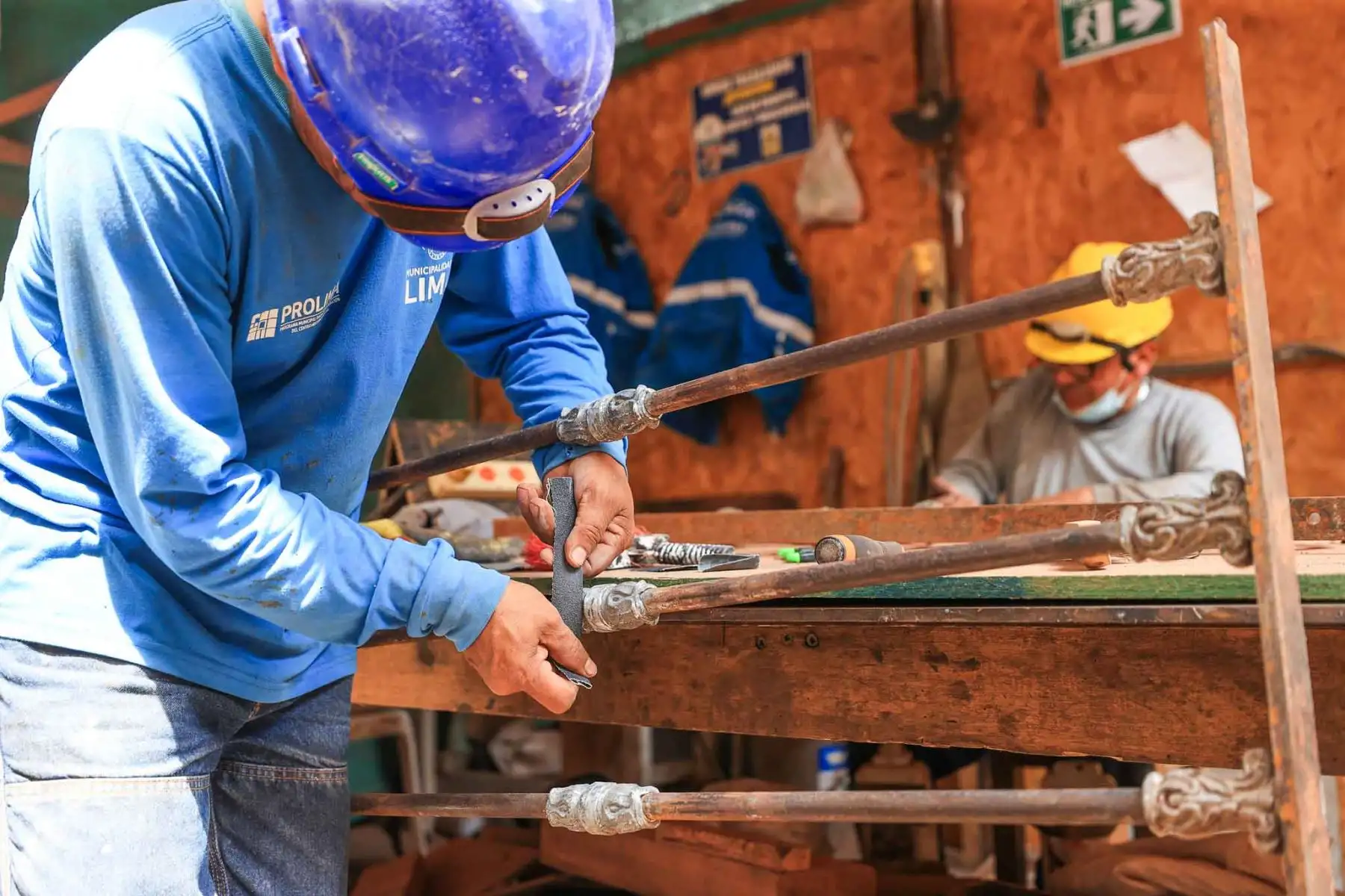 Prolima inició con los trabajos de restauración el 12 de junio de 2023 y se terminarán el próximo 30 de junio de 2025. Cerca de 100 personas entre ingenieros, arquitectos y personal especializado se requirieron para la conservación de la iglesia de las Trinitarias. Foto: ANDINA/ Jhonel Rodríguez Robles