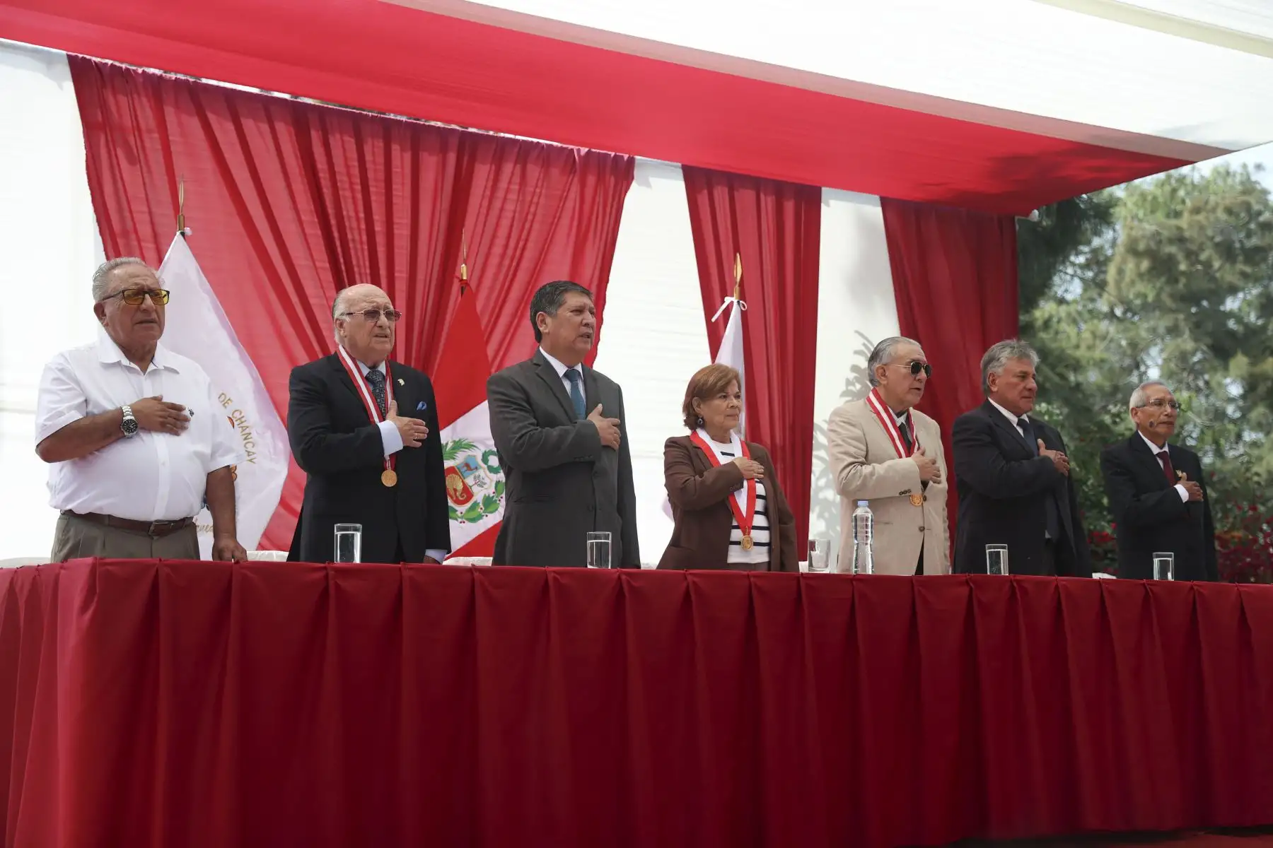 La Universidad Nacional Mayor de San Marcos (UNMSM) colocó la primera piedra del Primer Polo de Desarrollo Tecnológico del Perú, marcando un hito histórico en el avance científico y tecnológico del país y de América Latina. El proyecto se desarrollará en la localidad de Chancay de la provincia limeña de Huaral. El evento contó con la participación de la rectora de la UNMSM Dra. Jeri Ramón Ruffner. Foto: ANDINA/Jhonel Rodríguez Robles