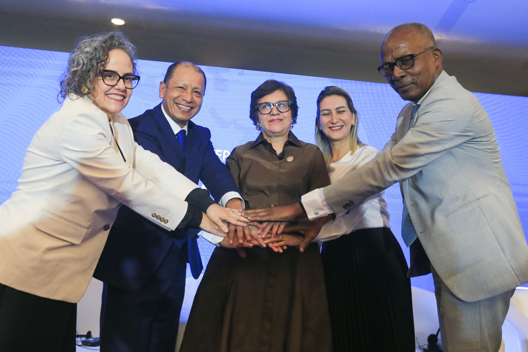 Ministro de Trabajo, Daniel Maurate participa del Foro Internacional para la Cohesión Social “Hacia un Nuevo Contrato Social” junto a sus homólogos de Ecuador, Guyana y Paraguay.FOTO:ANDINA/Hector Vinces.