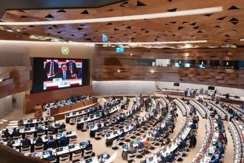 Ministro participa en 28.ª Sesión de la Comisión de Ciencia y Tecnología para el Desarrollo de las Naciones Unidas, que se lleva a cabo en Ginebra, Suiza. Cortesía Produce