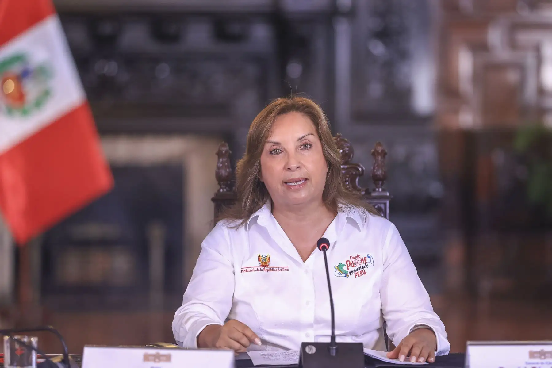 La presidenta Dina Boluarte, liderar nueva sesión del Cuarto de Guerra. Foto: ANDINA/ Prensa Presidencia