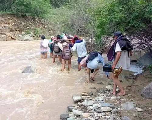 Los eventos naturales en la región Lambayeque, provocados por lluvias intensas, dejan hasta el momento más de 800 familias damnificadas y 1,700 afectadas. Foto: ANDINA/difusión.