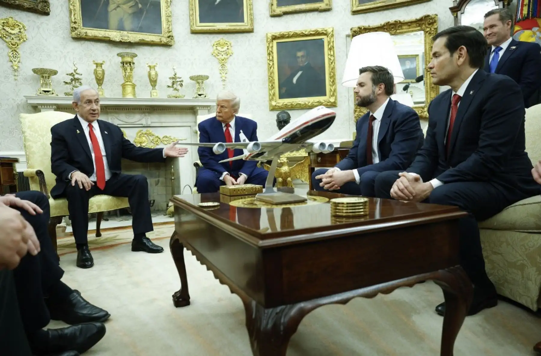 Esta visita de Netanyahu se produce tras el colapso de la tregua entre Israel y el grupo islamista Hamás, que lanzó un ataque el 7 de octubre de 2023 que desencadenó el conflicto. Foto: AFP