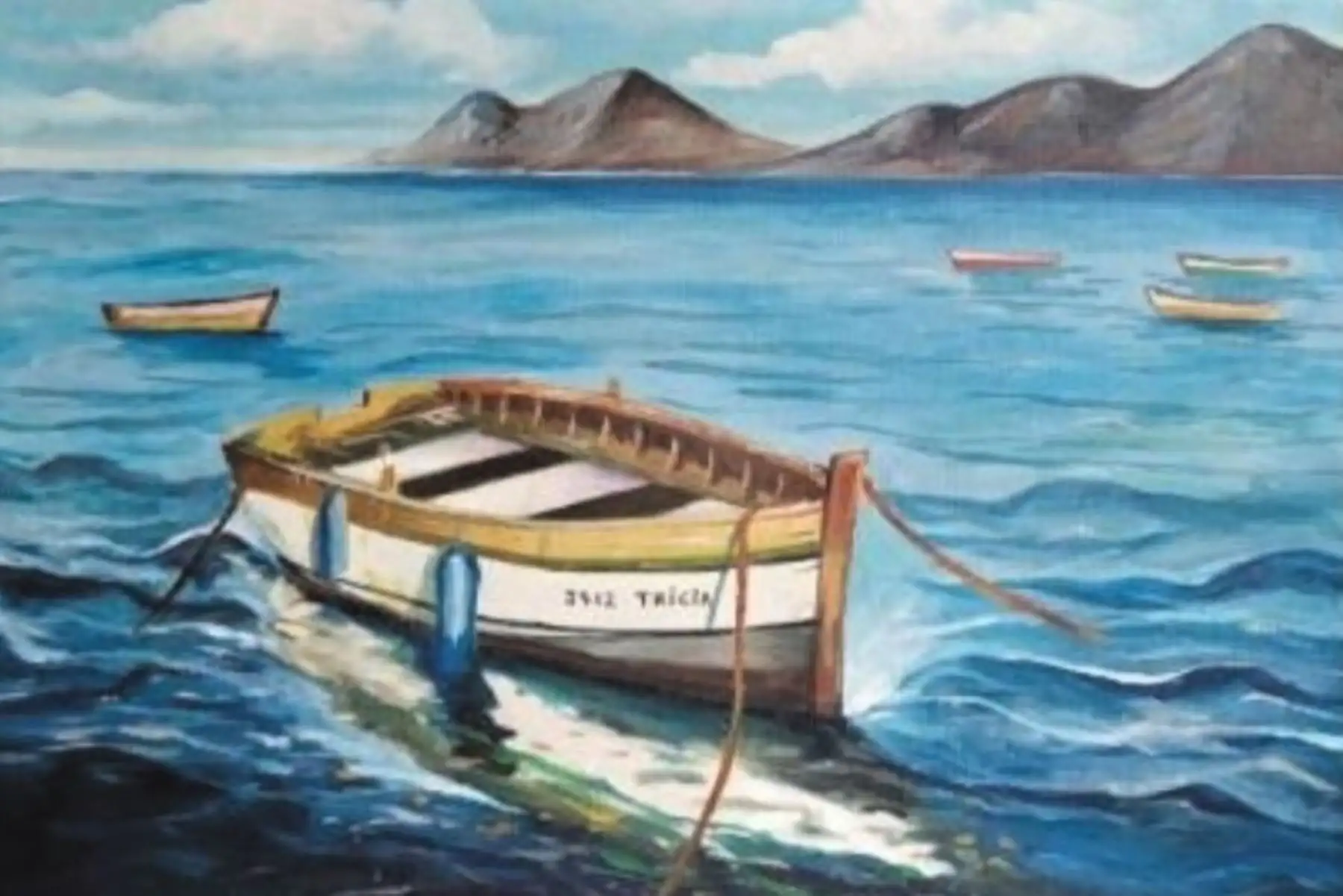 Obras de arte participantes en la exposición colectiva 