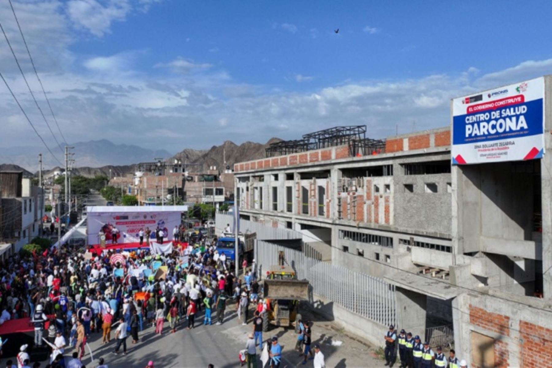 Ica: reactivan construcción del Centro de Salud Parcona que beneficiará a 33,000 personas