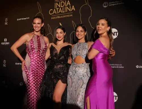 Premio India catalina: talento peruano brilló en la alfombra roja colombiana.