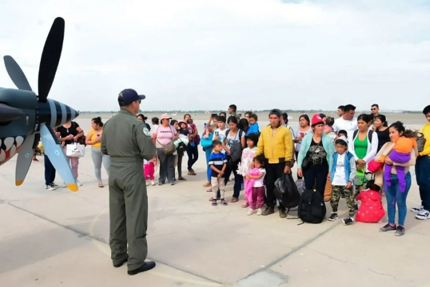 El despliegue de la aeronave fue en atención al apoyo solicitado por el Club Amazonas USA (CAUSA), con quien se coordinó los detalles para el apoyo aéreo desde Ica.ANDINA/Difusión