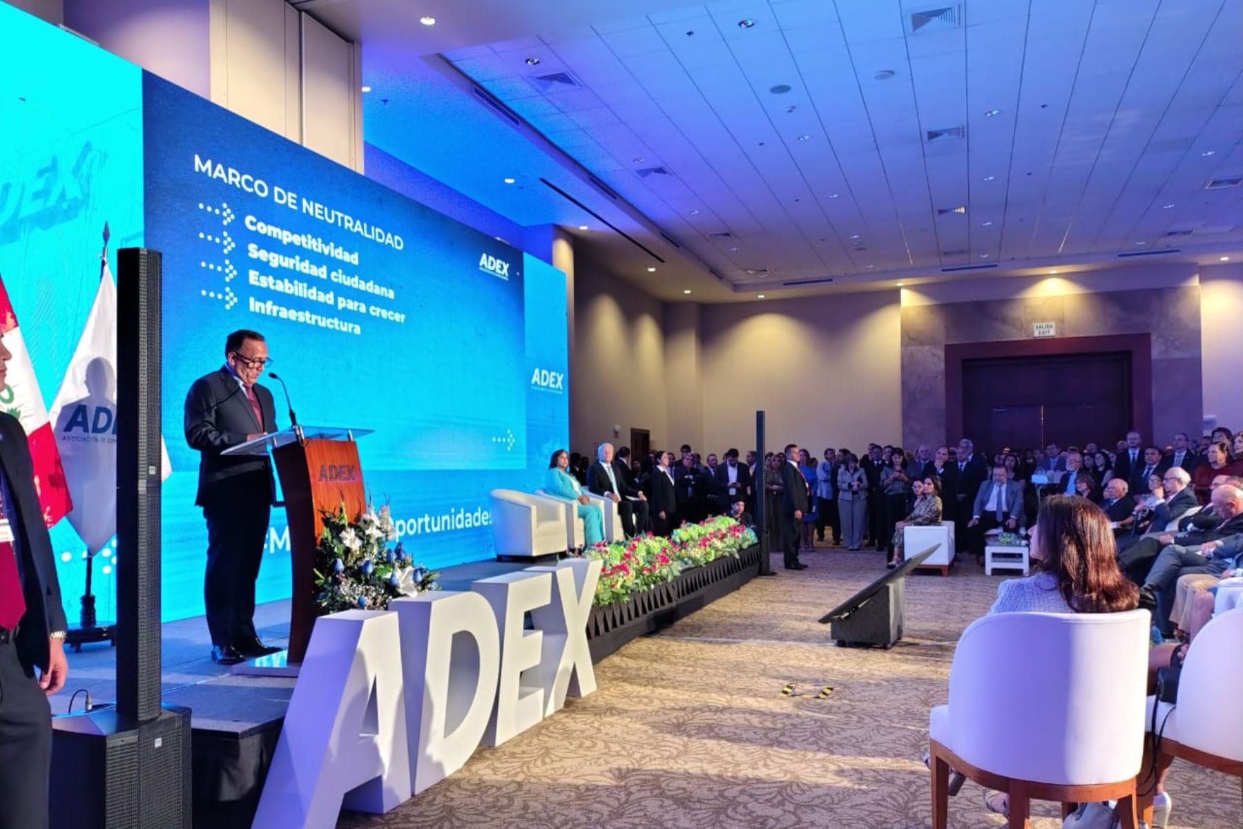 César Tello Ramírez, asumió el cargo de presidente de Adex para el periodo 2025-2026. ANDINA/Difusión