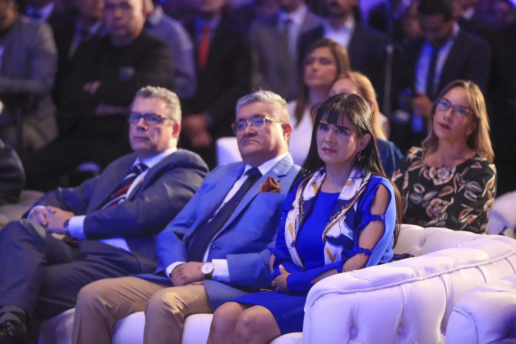 La presidenta de la República, Dina Ercilia Boluarte Zegarra, participó en la Ceremonia de Transferencia del Consejo Ejecutivo y Directivo 2025–2028 de la Asociación de Exportadores - ADEX, en San Borja. Foto: ANDINA/Presidencia