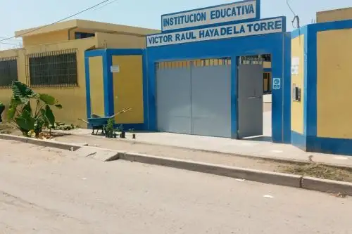 La institución educativa Víctor Raúl Haya de la Torre está ubicada en el centro poblado Roma, en el distrito de Casa Grande, provincia liberteña de Ascope. Foto: Cortesía Luis Puell