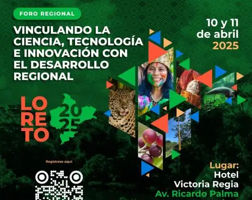 Con foro regional Concytec promoverá el desarrollo de la ciencia, tecnología e innovación en la región Loreto. ANDINA/Difusión