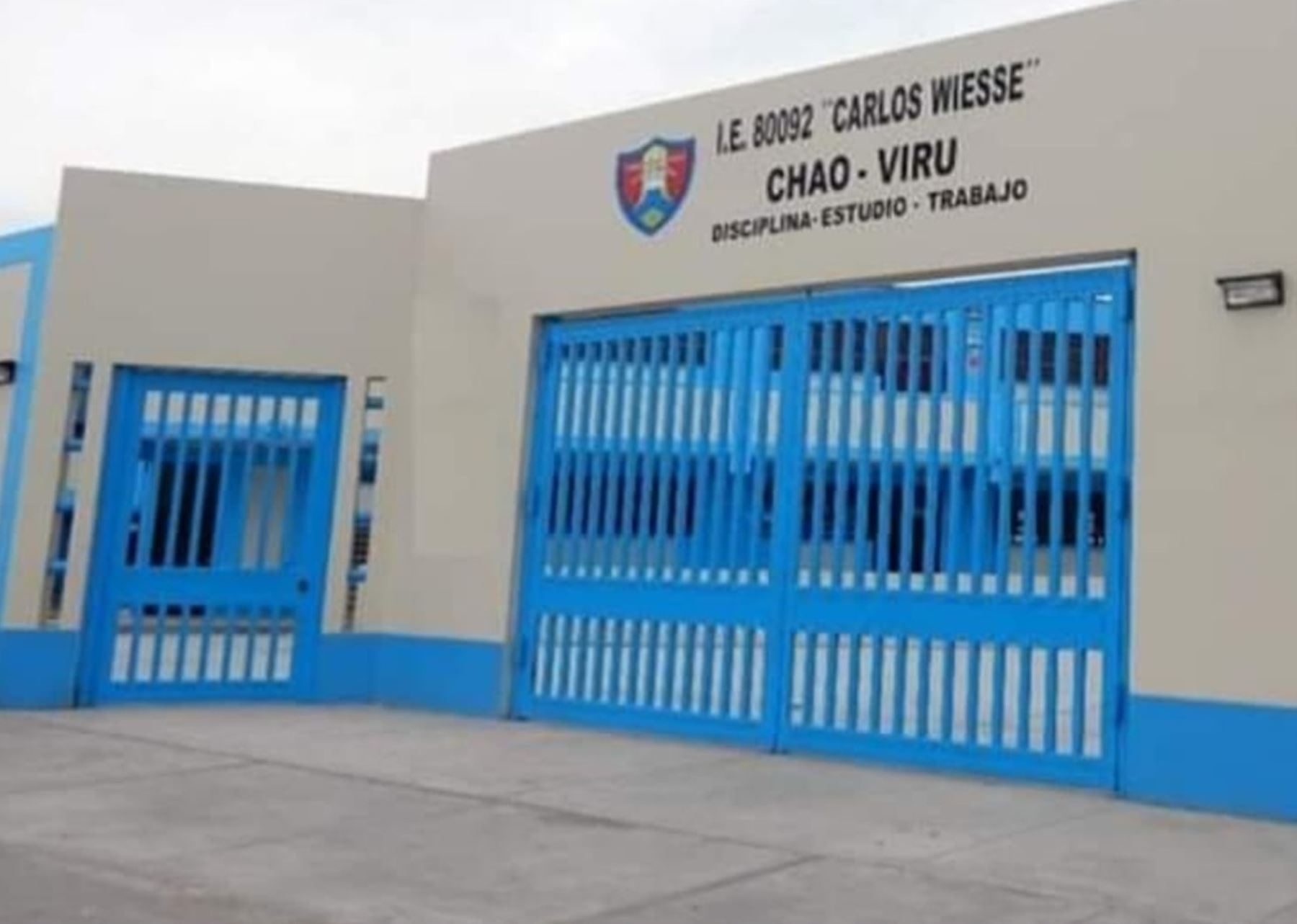 La Policía Nacional reforzará la seguridad en colegio Carlos Wiesse del distrito de Chao tras recibir amenazas extorsivas. ANDINA/Difusión