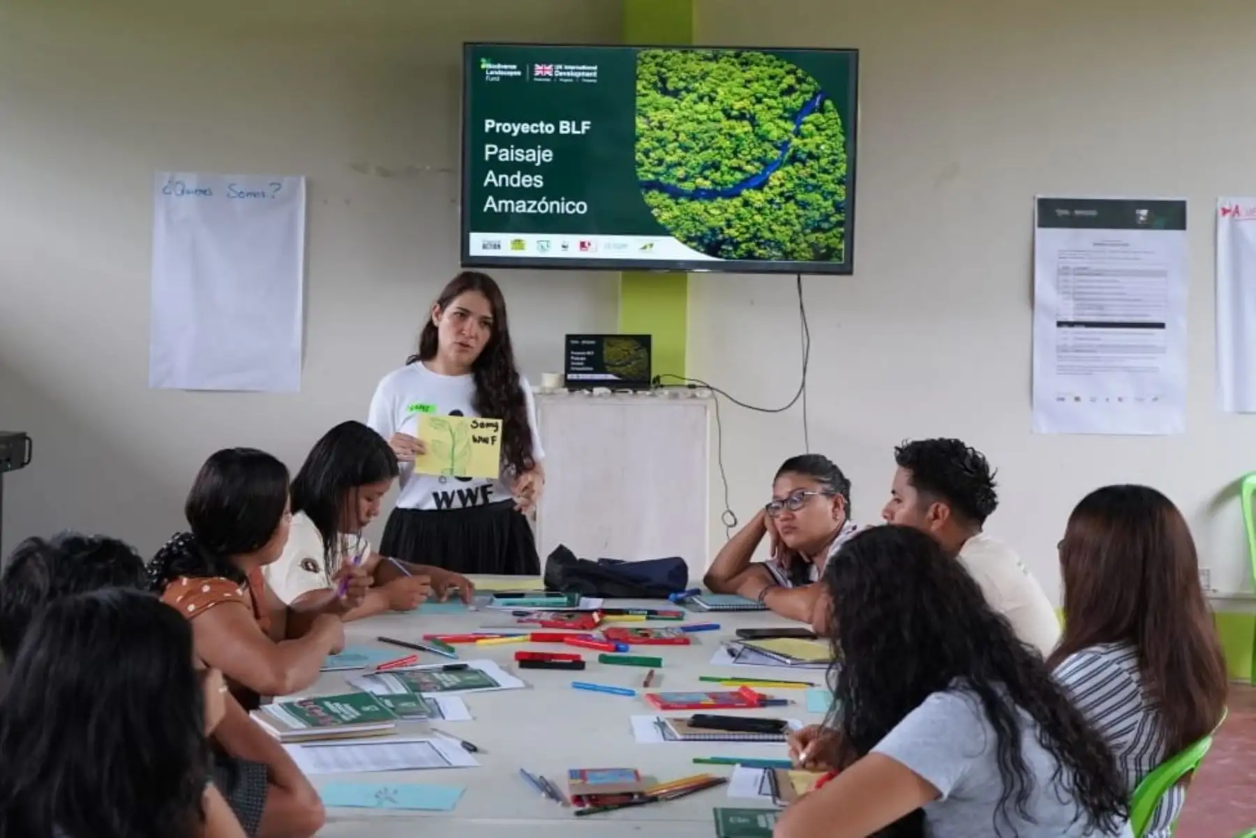 Las jornadas fueron dirigidas por un equipo de comunicadores de WWF y Aidesep. Foto: ANDINA/Difusión.