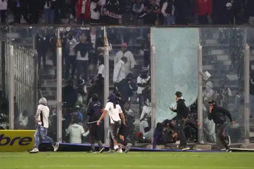 Incidentes en el fútbol chileno y enfrentamientos con la policía dejaron dos fallecidos en Santiago. Foto: INTERNET/Medios
