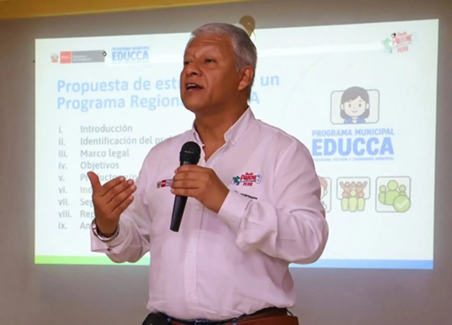 Viceministro de Gestión Ambiental del Minam, Edgar Romero, participó del lanzamiento del Programa Regional de Educación Ambiental en Ucayali.