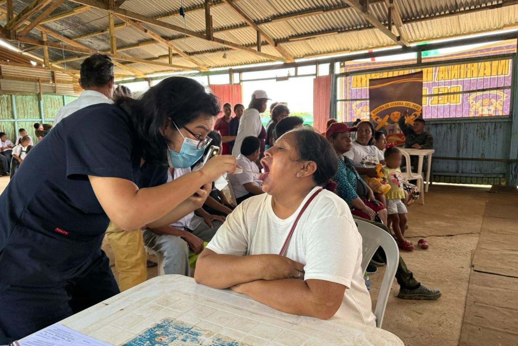 Se ofrecieron más de 360 atenciones en salud, orientación sobre el Servicio Militar Voluntario y otros servicios del sector Defensa. Foto: ANDINA/Mindef