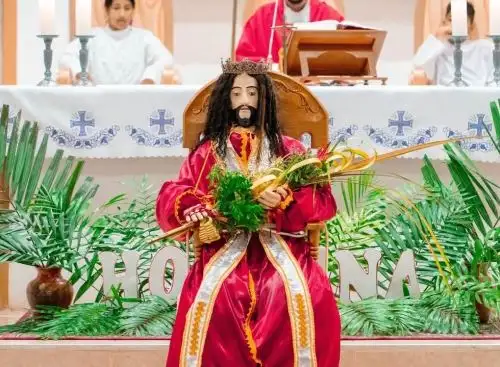 La ciudad de Lamas, región San Martín inicia actos rituales con la celebración del Domingo de Ramos.  ANDINA/Difusión