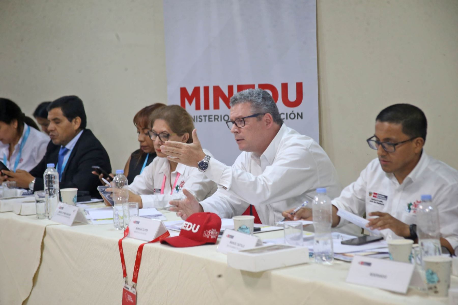 Ministro de Educación Morgan Quero firmó convenios con gobiernos regionales. Foto: ANDINA/difusión.