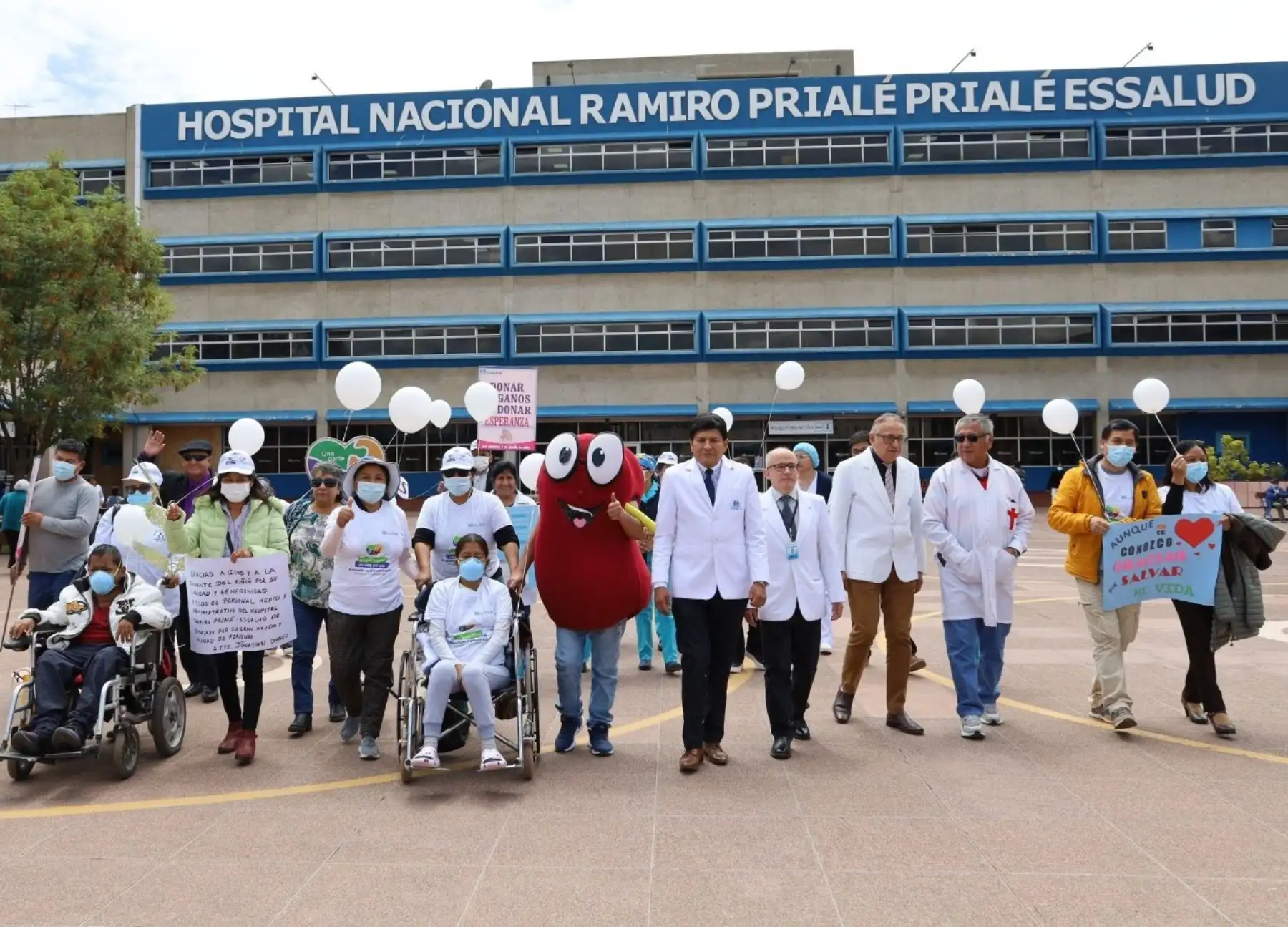 Dan de alta a cinco pacientes trasplantados en hospital Ramiro Prialé, de EsSalud, de la ciudad de Huancayo, región Junín. Foto: ANDINA/difusión.