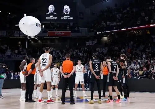 Real Madrid hace un minuto de silencio por la muerte de Mario Vargas Llosa