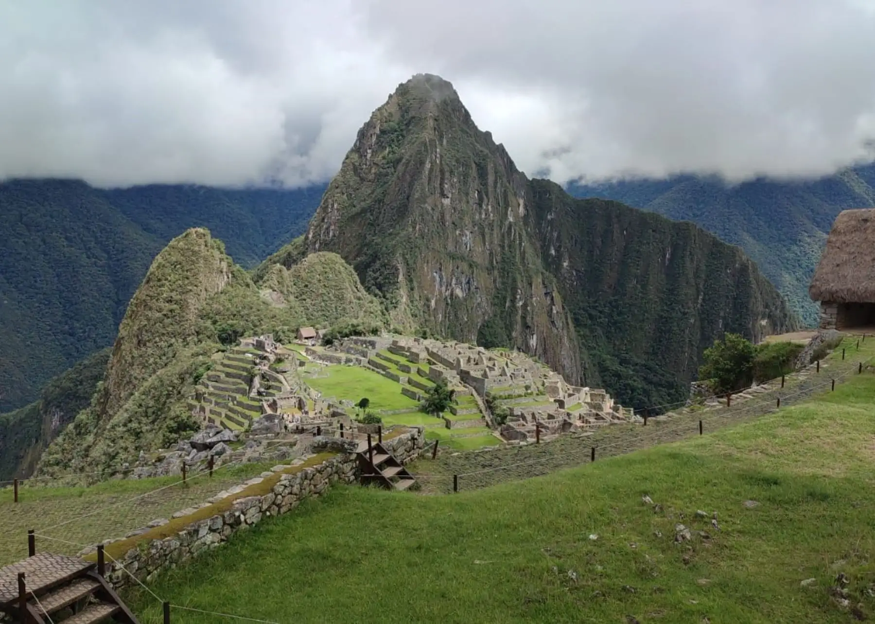 Huayna Picchu is the highest mountain at the back of the Machu Picchu Inca citadel. ANDINA/Difusión