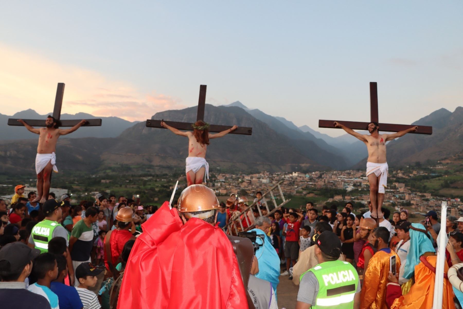 La celebración de la Semana Santa en Cascas, en La Libertad, atrae el interés de miles de turistas. Este año se espera el arribo de más de 5,000 visitantes. ANDINA/Difusión