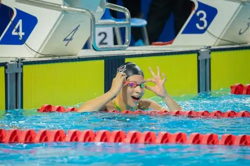 Cielo Moya tuvo una gran participación en el selectivo múltiple de natación 2025