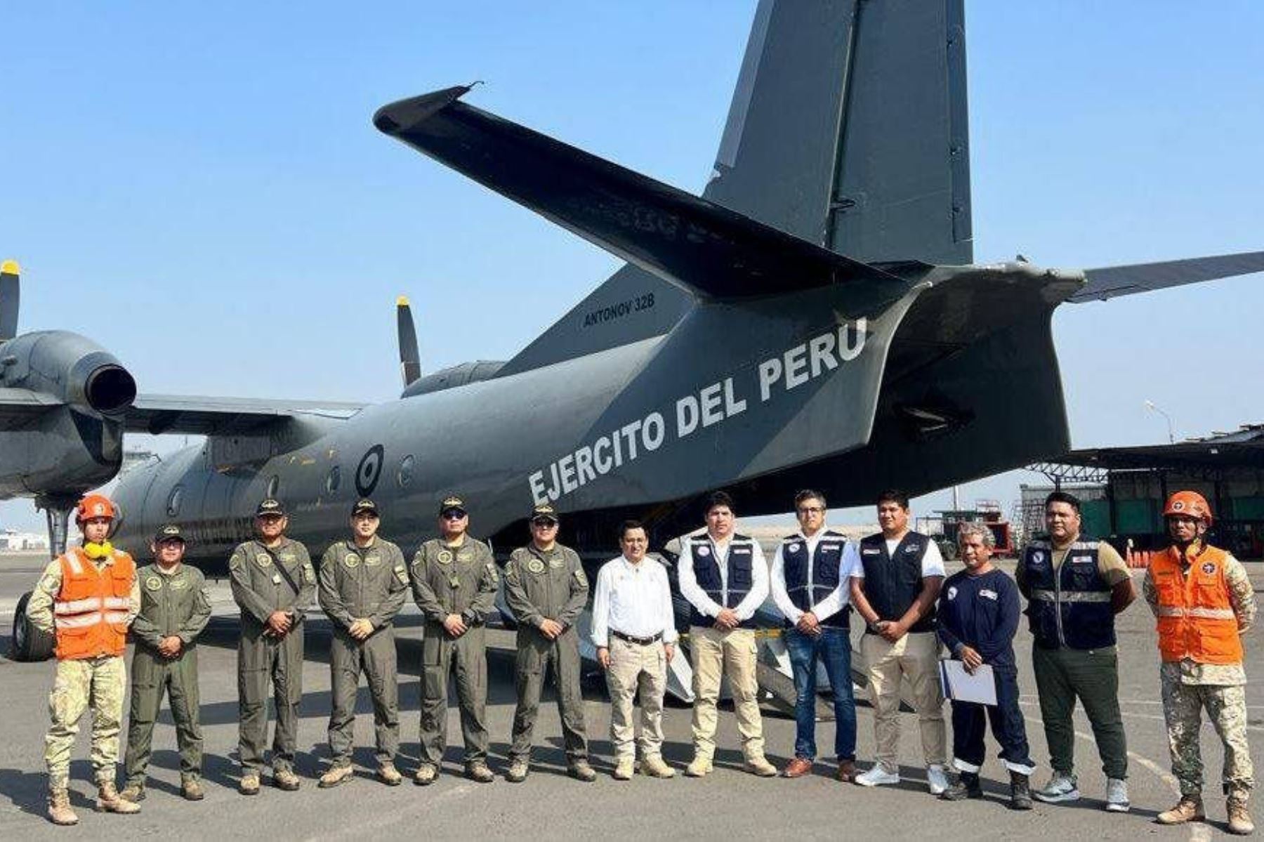 Avión Antonov del Ejército que llevó medicinas a Pucallpa. Foto: ANDINA/Difusión