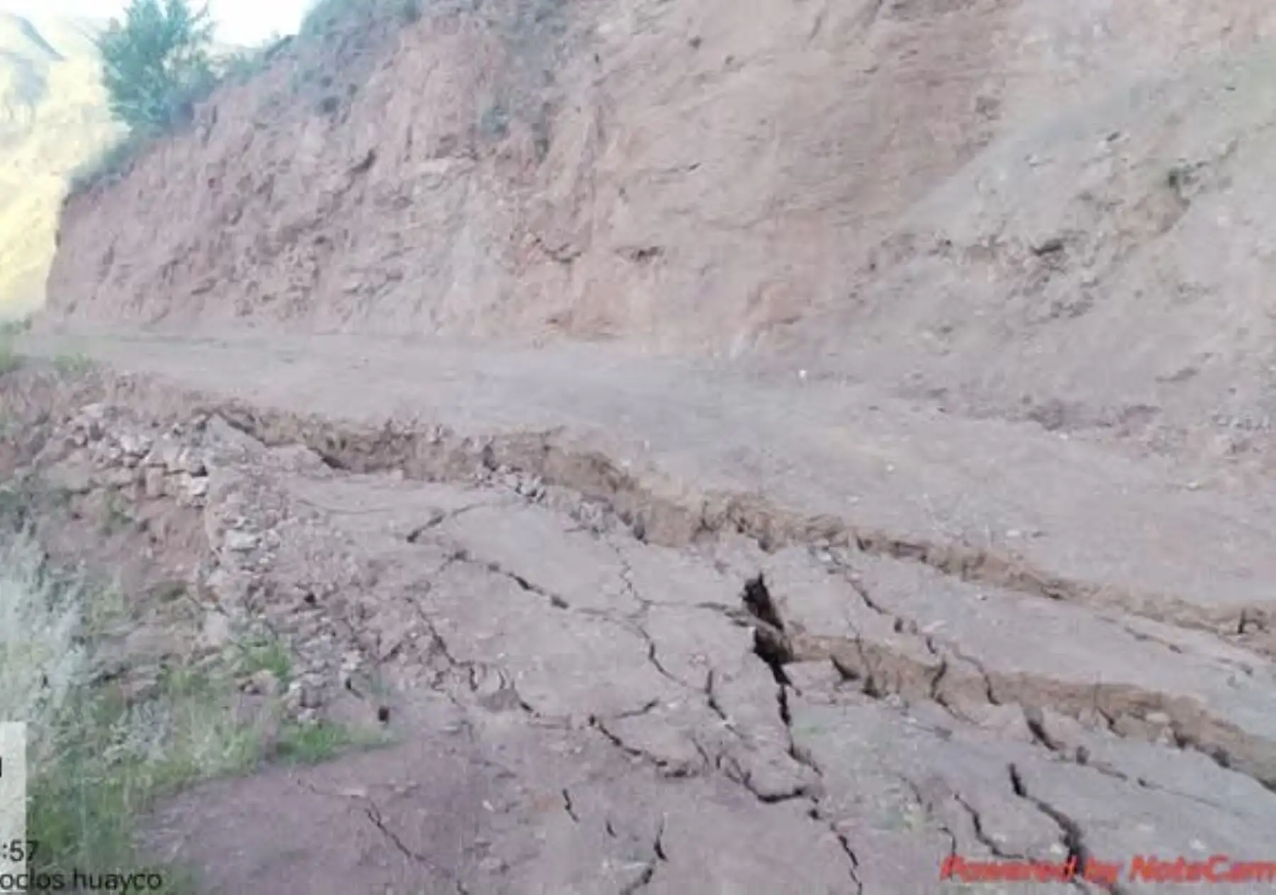 La caída de deslizamientos a causa de las lluvias causaron daños en vía de acceso y en más de ocho hectáreas de cultivo de palto, en la provincia de La Mar ANDINA/Difusión