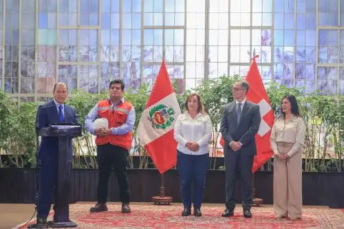 Ministro de Trabajo y Promoción del Empleo, Daniel Maurate, presentó en Palacio de Gobierno, la Estrategia Nacional para promover la Certificación de Competencias Laborales.  ANDINA/Prensa Presidencia
