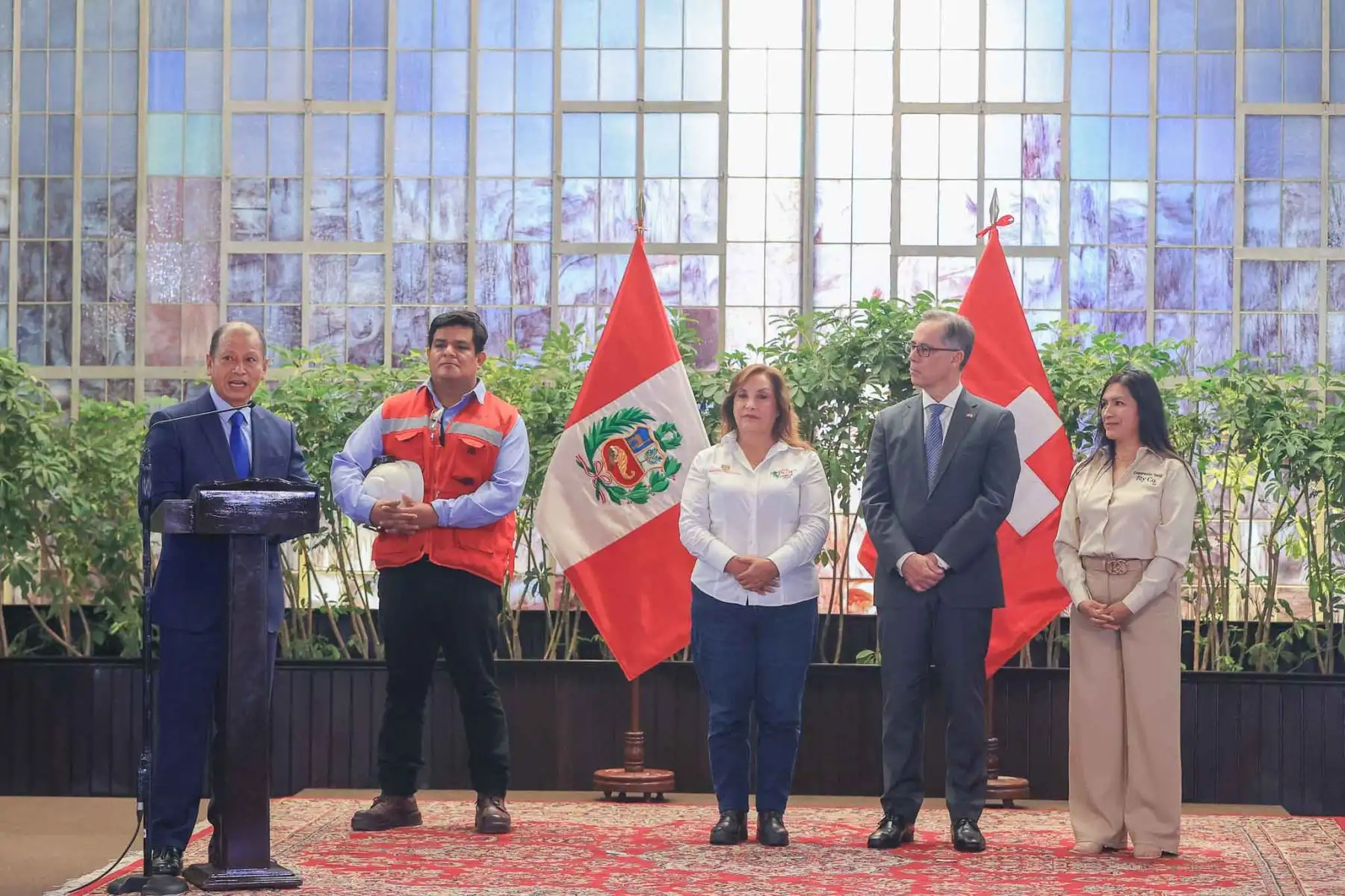 Ministro de Trabajo y Promoción del Empleo, Daniel Maurate, presentó en Palacio de Gobierno, la Estrategia Nacional para promover la Certificación de Competencias Laborales.  ANDINA/Prensa Presidencia