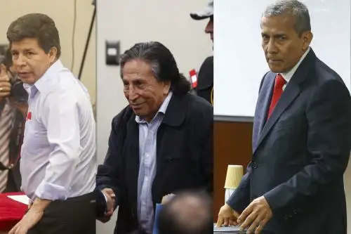 Pedro Castillo, Alejandro Toledo, and Ollanta Humala