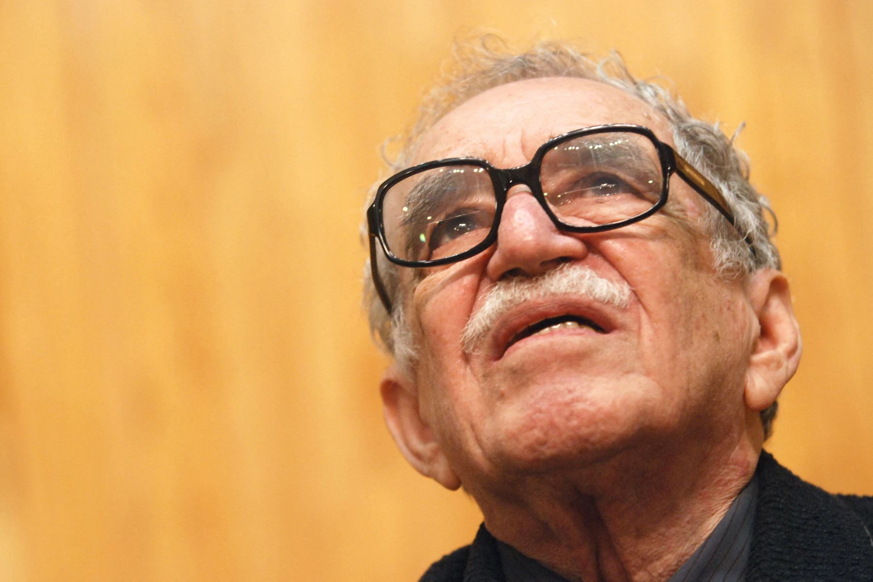 El Premio Nobel de Literatura colombiano Gabriel García Márquez participa en la Cátedra Julio Cortázar de la Universidad de Guadalajara en Guadalajara México, 23 de noviembre de 2007. AFP