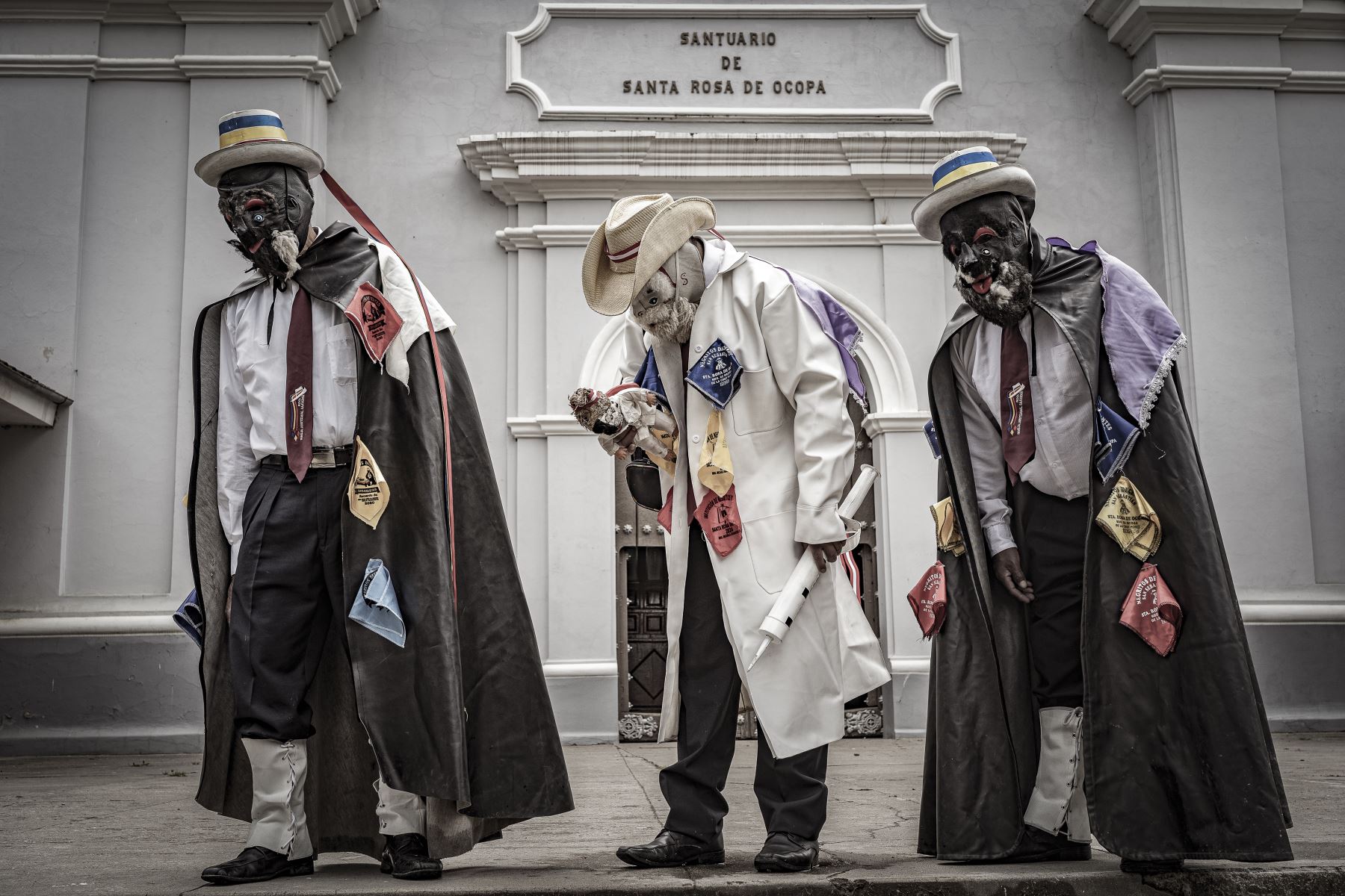 La riqueza inmaterial del distrito  fue el resultado del sincretismo religioso expresado en las festividades patronales y en la danza como los chunchos, los segadores y posiblemente algunos bailes afrodescendientes. Foto:Samuel Gamio