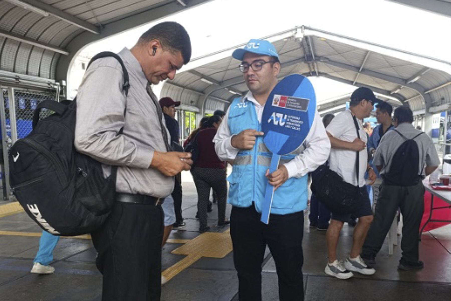 ATU realizó campaña de cáncer y vacunación gratuita en estación del Metropolitano. Foto: Difusión