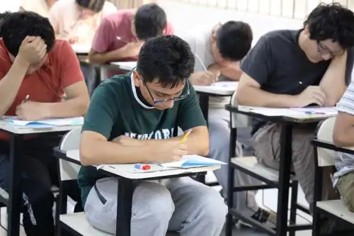 Cerca de 12,000 postulantes rindieron la evaluación de la Universidad Villarreal el domingo 20 de abril. Foto: ANDINA/Difusión.