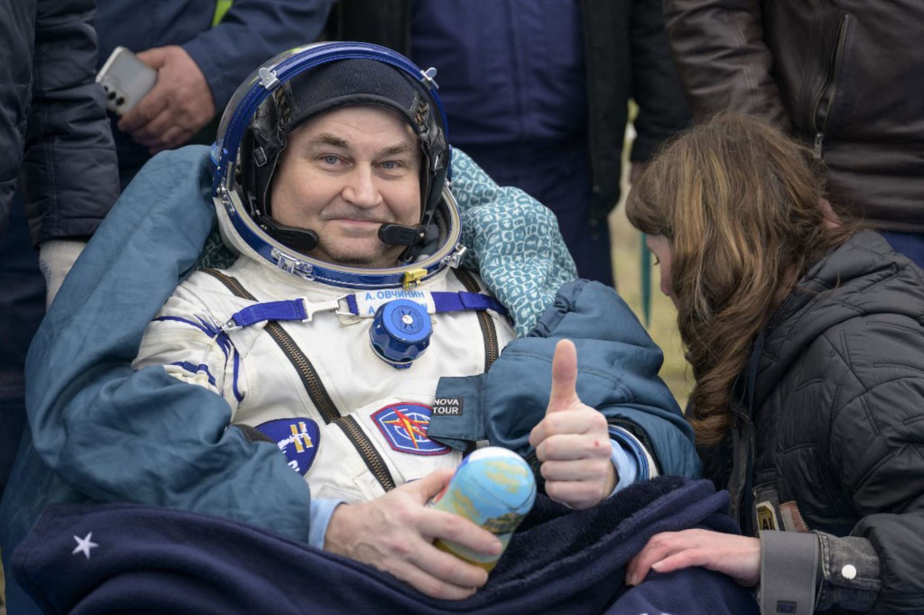 Pettit, Ovchinin y Vagner despegaron y se acoplaron al laboratorio orbital el 11 de septiembre de 2024.Foto: NASA