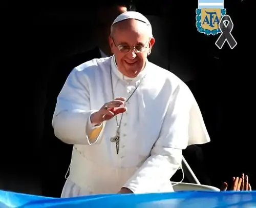 El fútbol argentino está de luto por la muerte del papa Francisco