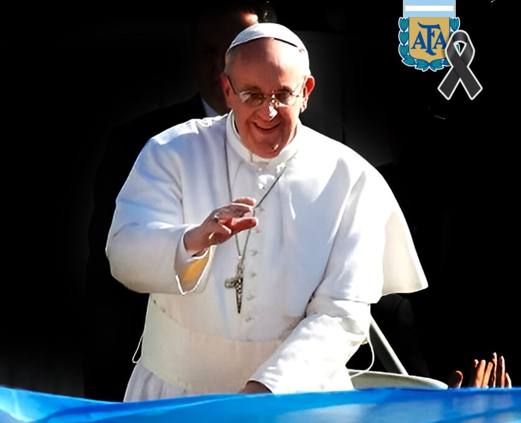 El fútbol argentino está de luto por la muerte del papa Francisco