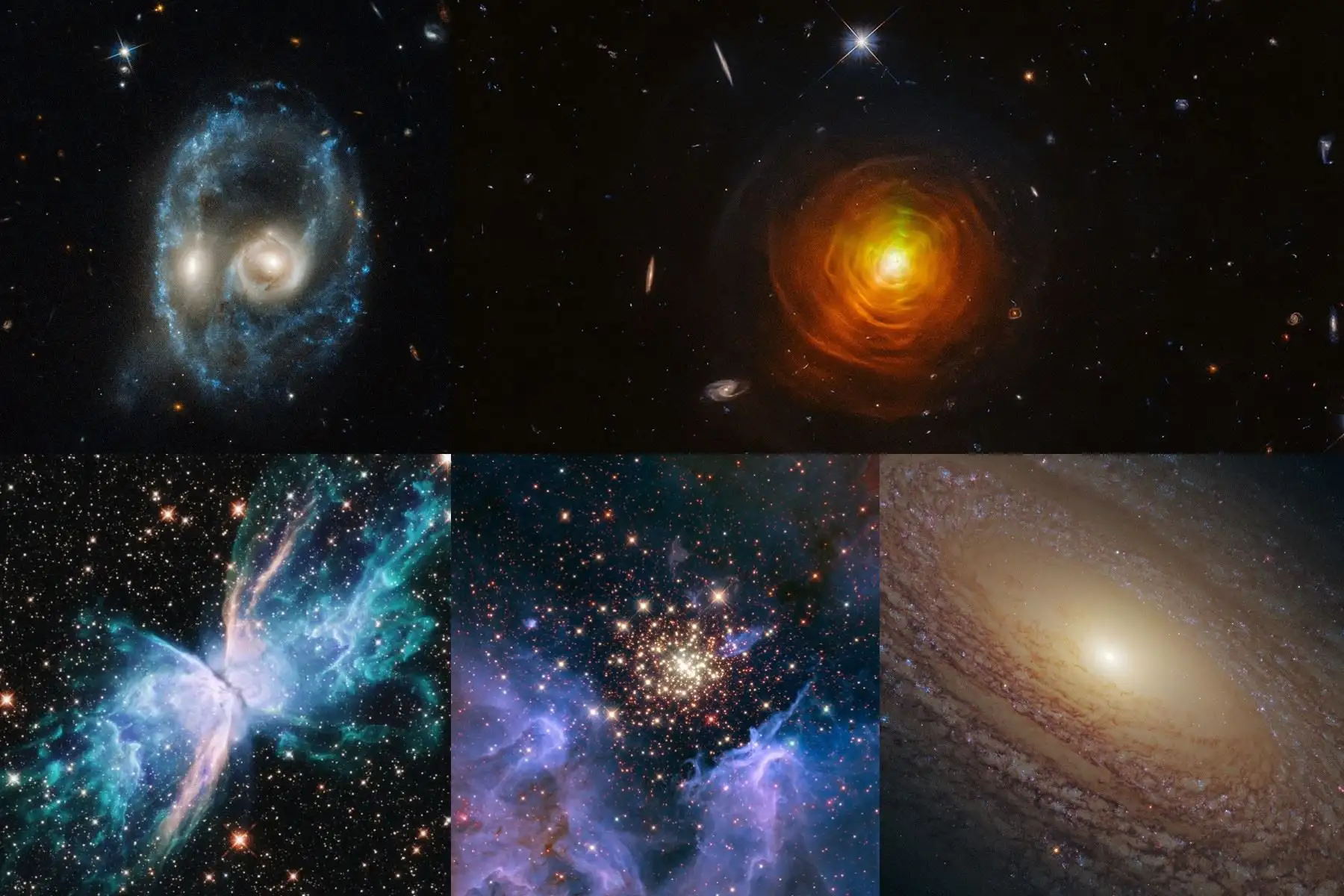 El telescopio espacial Hubble se lanzó el 24 de abril de 1990 a bordo del transbordador espacial Discovery (STS-31) y se desplegó en órbita terrestre al día siguiente, marcando el comienzo de sus 35 años de exploración del cosmos. Foto: NASA